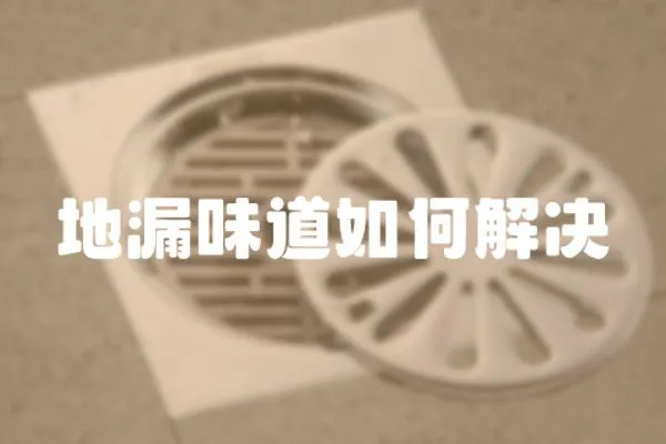 地漏味道如何解決