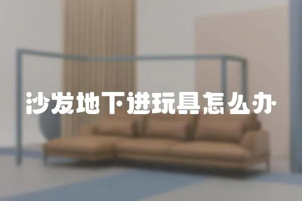 沙發地下進玩具怎么辦