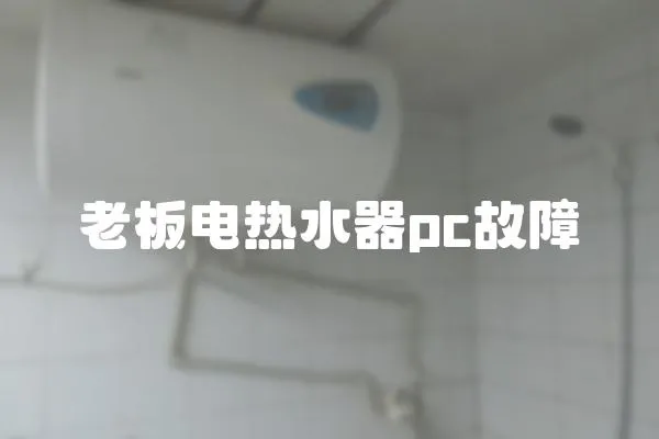 老板電熱水器pc故障
