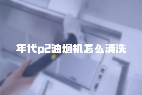 年代p2油煙機怎么清洗