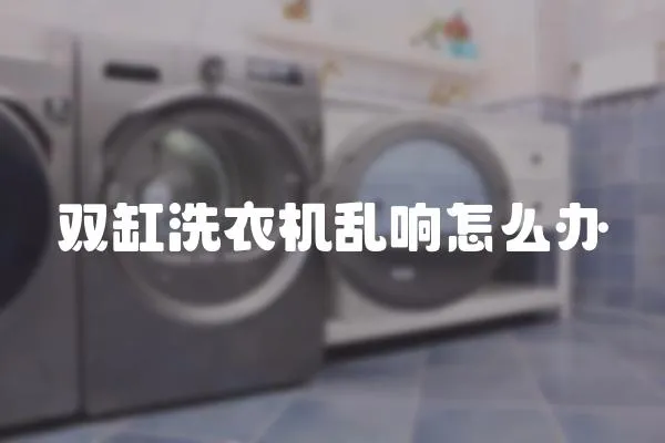 雙缸洗衣機(jī)亂響怎么辦