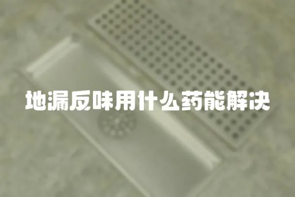 地漏反味用什么药能解决