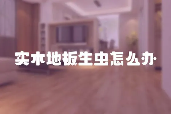 實木地板生蟲怎么辦