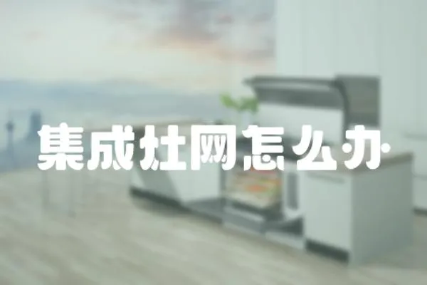 集成灶網怎么辦