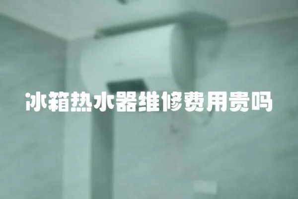 冰箱熱水器維修費用貴嗎
