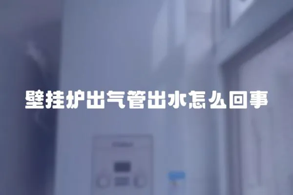 壁掛爐出氣管出水怎么回事