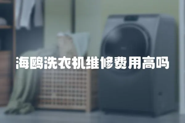 海鷗洗衣機維修費用高嗎