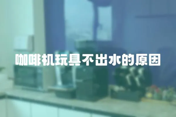 咖啡機玩具不出水的原因