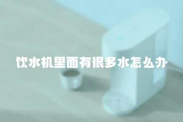 飲水機(jī)里面有很多水怎么辦