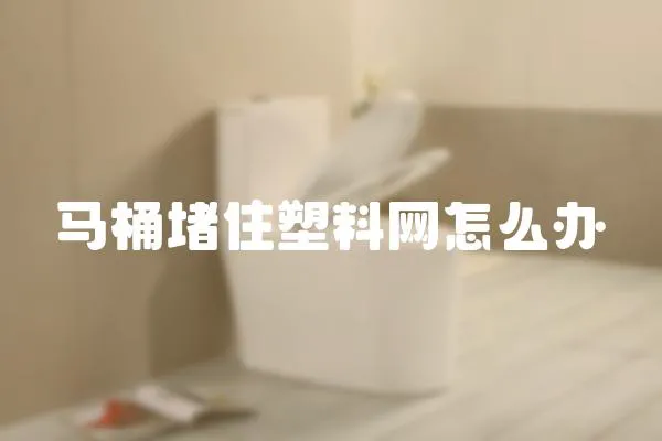 马桶堵住塑料网怎么办