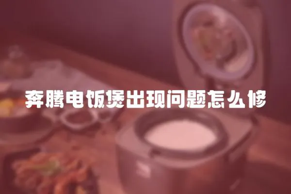 奔騰電飯煲出現(xiàn)問題怎么修