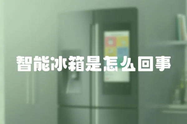 智能冰箱是怎么回事