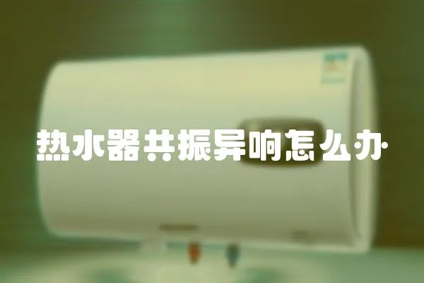 熱水器共振異響怎么辦