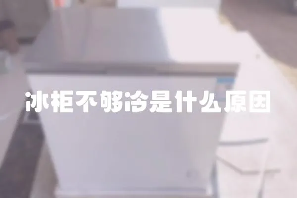 冰柜不夠冷是什么原因