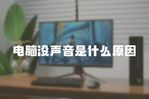 電腦沒聲音是什么原因