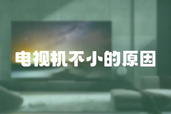 電視機(jī)不小的原因