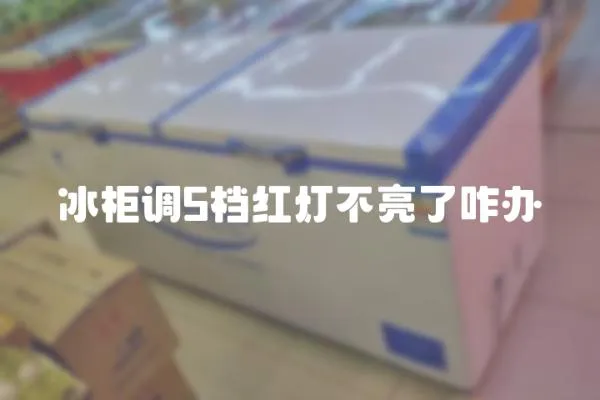 冰柜調(diào)5檔紅燈不亮了咋辦