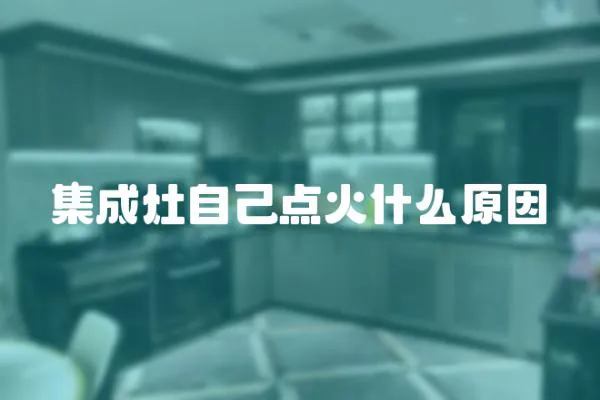 集成灶自己點火什么原因