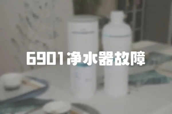 6901凈水器故障