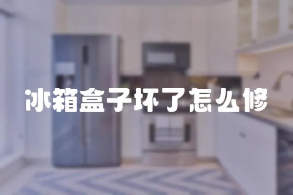 冰箱盒子壞了怎么修