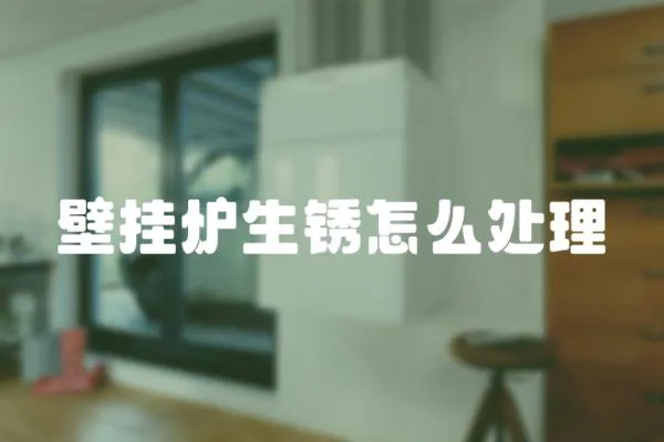 壁掛爐生銹怎么處理