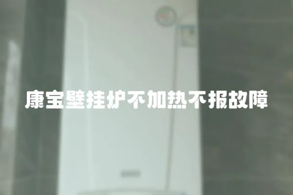 康寶壁掛爐不加熱不報(bào)故障
