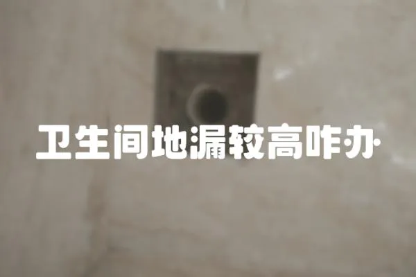衛生間地漏較高咋辦