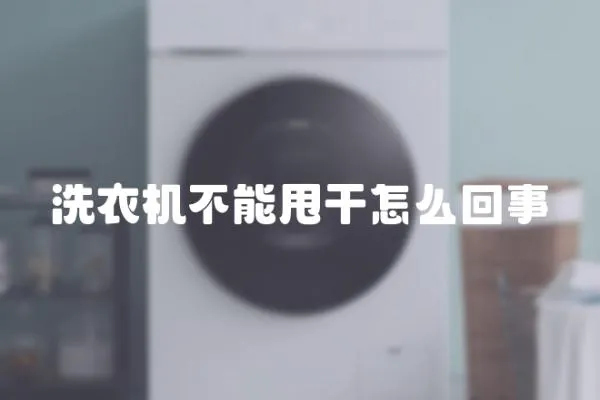 洗衣機不能甩干怎么回事