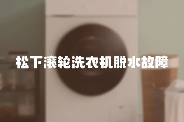 松下滾輪洗衣機脫水故障