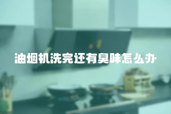 油煙機(jī)洗完還有臭味怎么辦