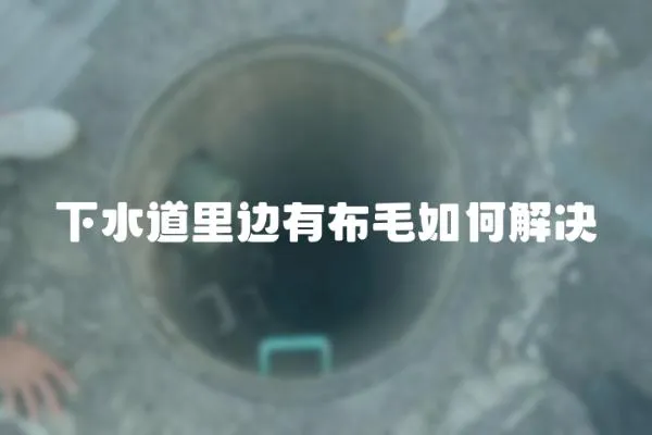 下水道里邊有布毛如何解決