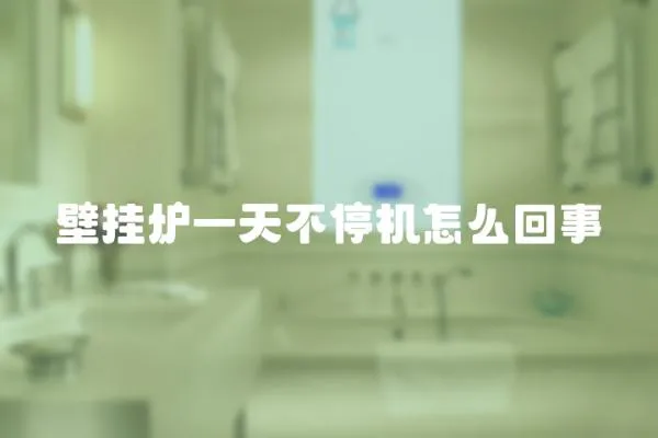 壁掛爐一天不停機怎么回事