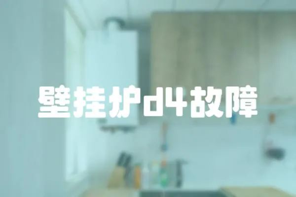 壁掛爐d4故障
