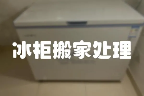 冰柜搬家處理