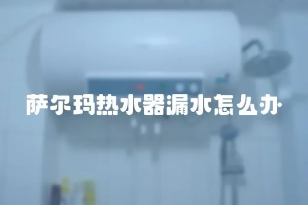 萨尔玛热水器漏水怎么办