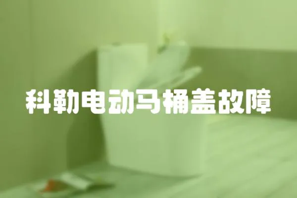 科勒電動馬桶蓋故障