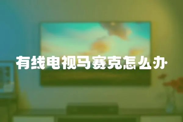 有線電視馬賽克怎么辦