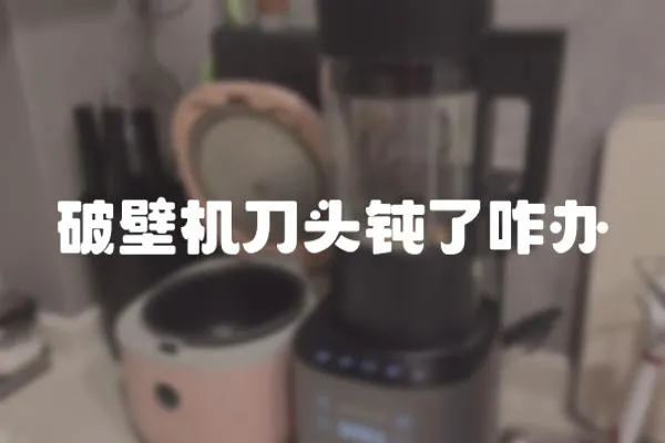 破壁機刀頭鈍了咋辦