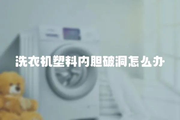 洗衣機塑料內膽破洞怎么辦