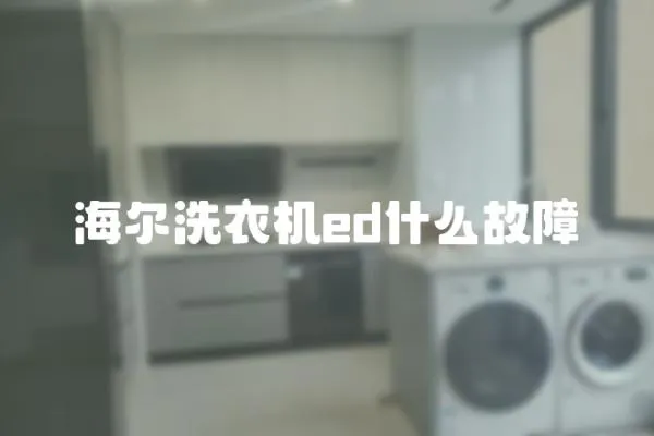 海爾洗衣機(jī)ed什么故障