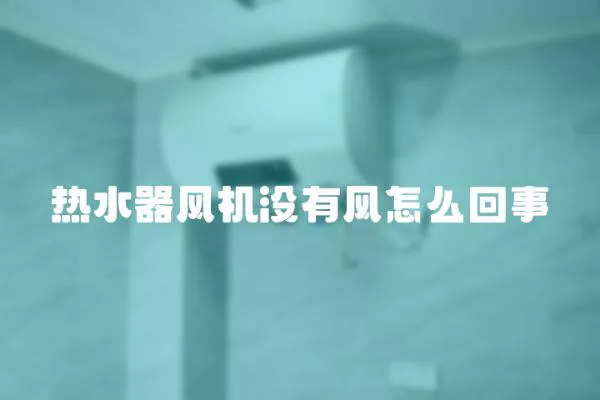 熱水器風機沒有風怎么回事