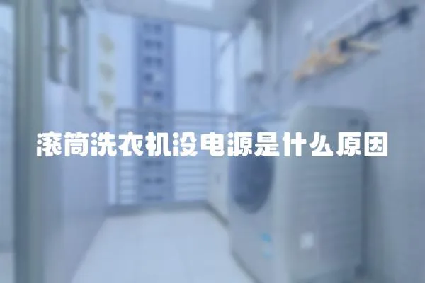 滾筒洗衣機沒電源是什么原因