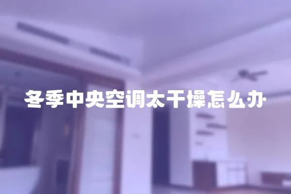 冬季中央空調(diào)太干燥怎么辦