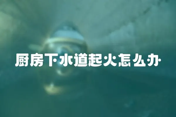 廚房下水道起火怎么辦