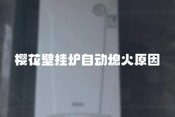 櫻花壁掛爐自動熄火原因