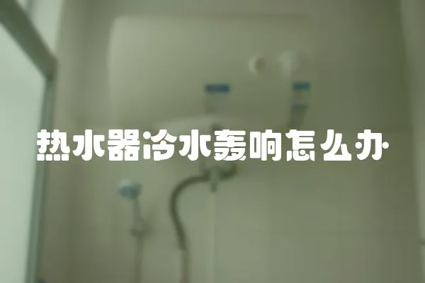 熱水器冷水轟響怎么辦