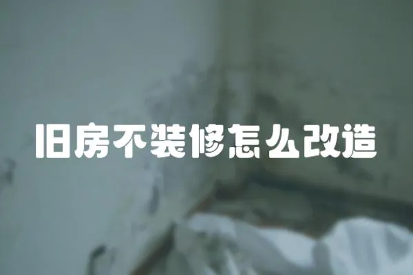 舊房不裝修怎么改造
