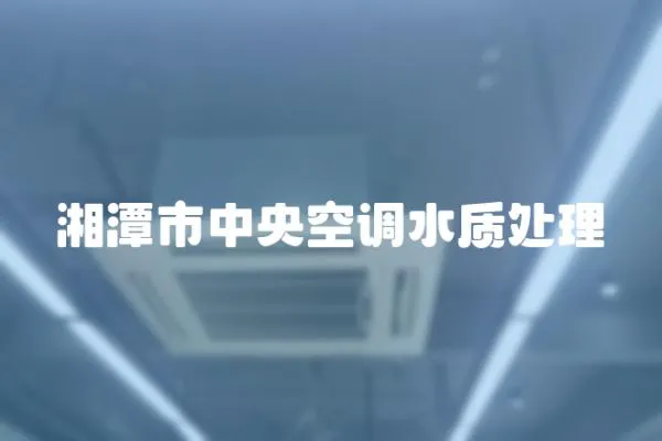 湘潭市中央空調(diào)水質(zhì)處理