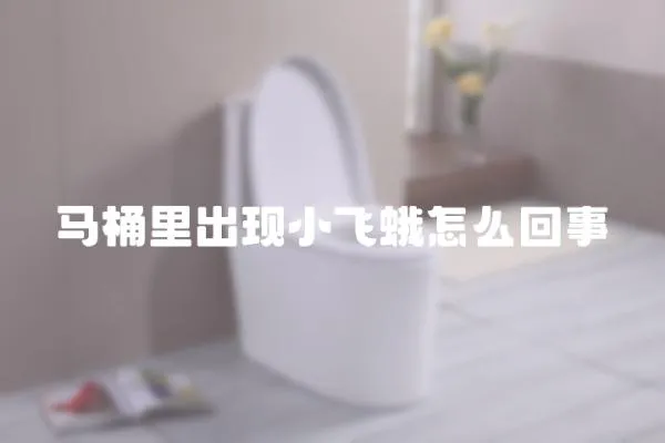 馬桶里出現小飛蛾怎么回事