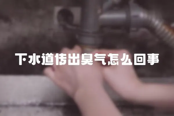 下水道傳出臭氣怎么回事